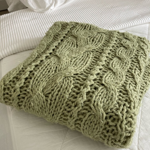 Other - Lovely hand knit blanket/throw.